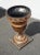 Vintage Brown and Gold Ornate Urn Vase With a Lid ~ Synthetic Material For Sale In Los Angeles - Image 6 of 13