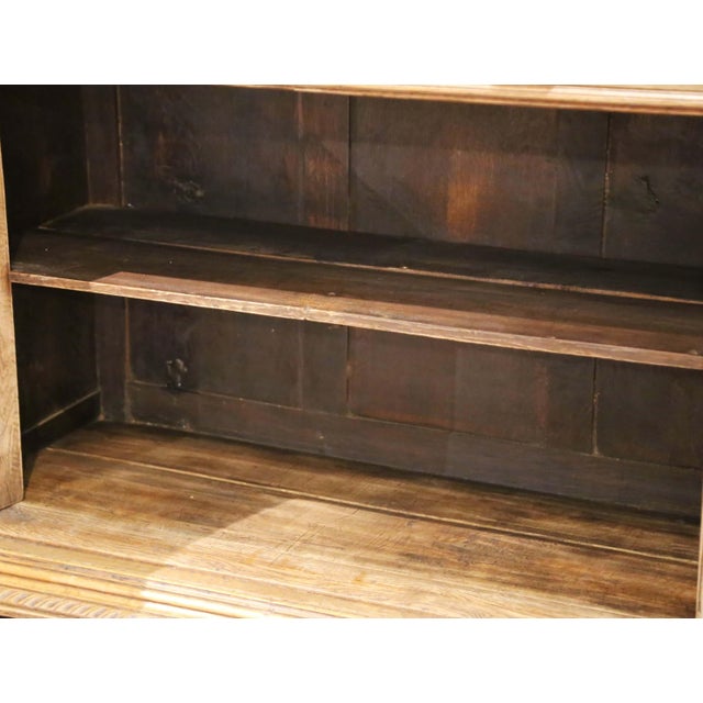 19th Century French Henri II Bleached Oak Buffet With Carved Harvest Motifs For Sale - Image 10 of 17
