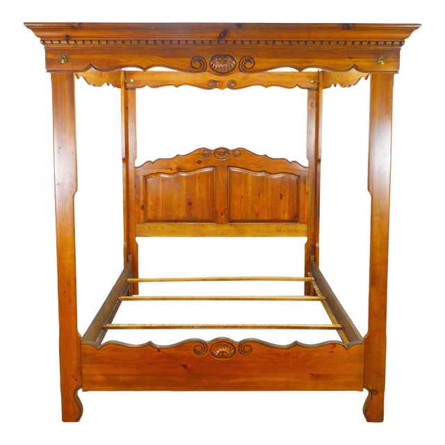 Ethan Allen Queen Canopy Bed Chairish
