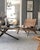 Gray Edda Dark Concrete Top and Dark Oak Legs Coffee Table by Eberhart Furniture For Sale - Image 8 of 12