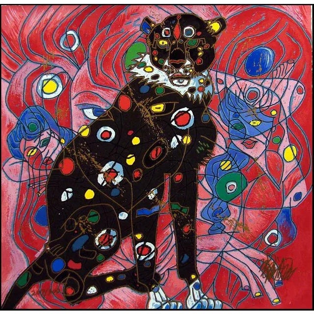 1990s 1990s Tie Feng Jiang "Cats Suite" Hand Signed Limited Edition 4 Piece Serigraph Set - 4 Pieces For Sale - Image 5 of 10