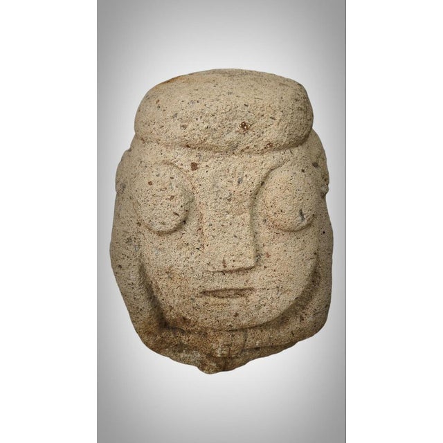Peruvian Artist, Recuay Culture Anthropomorphic Sculpture, 400BCE-400CE, Carved Stone For Sale - Image 3 of 14