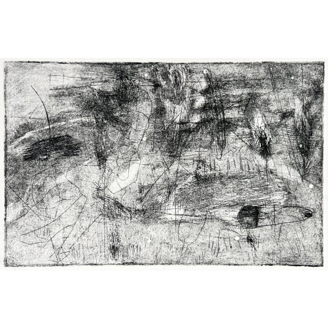 Abstract W/Woman Carrying a Young Child Finely Detailed Collotype on Paper by Heather Speck For Sale - Image 4 of 8