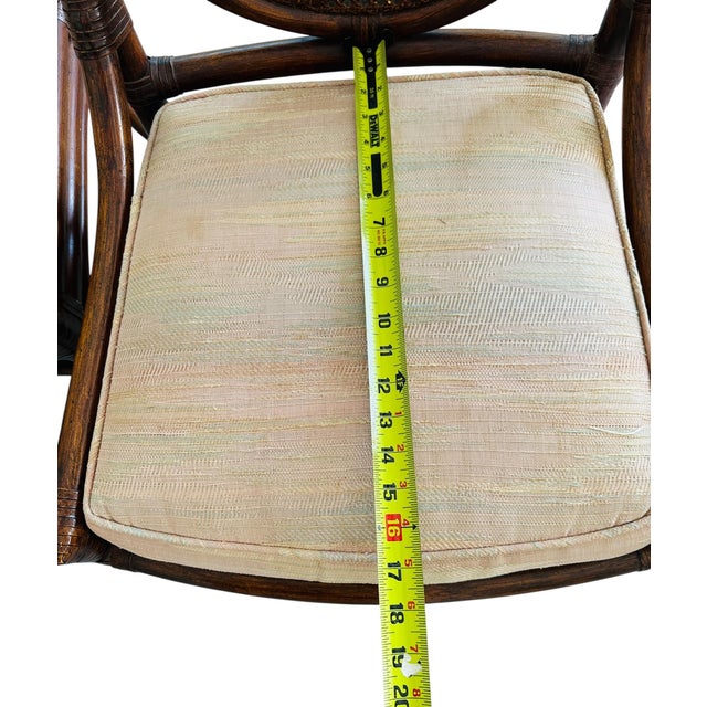 Set of 6 Ficks Reed Louis XVI Rattan & Cane Dining Chairs—A Designer’s Dream For Sale - Image 12 of 16