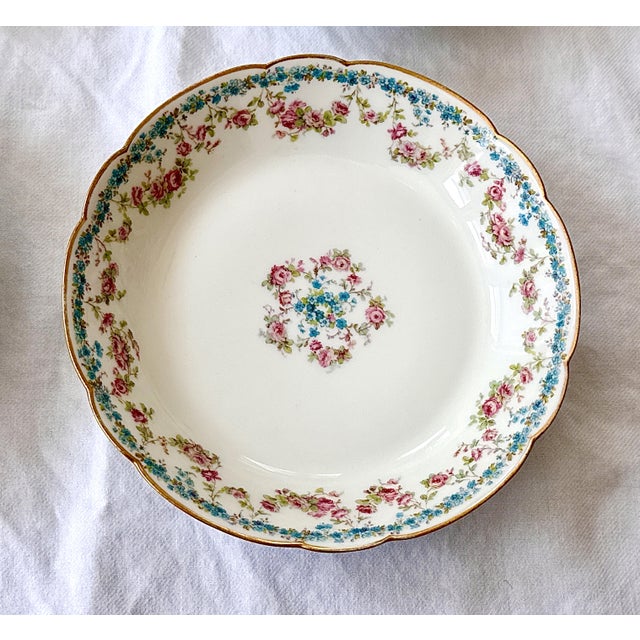 Antique Haviland Limoges Porcelain Bowls - Set of 6 - 7.25" For Sale - Image 13 of 13