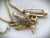 Antique Etched 9k Gold Lingerie Pin Necklace With Pearls For Sale In New York - Image 6 of 12
