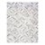 Galaxy Cowhide & Sari Silk Silver Area Rug, 5' 0'' X 8' 0'' For Sale