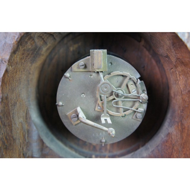 Antique German Black Forest Eagle Chamois Mantel Hunt Clock For Sale - Image 9 of 13