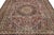 Persian 1960s Vintage Distressed Pink Handmade Rosette Wool Rug For Sale - Image 3 of 9