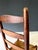 Rustic High Ladder Back Oak and Rush Dining Chairs, Belgium, 1950s, Set of 6 For Sale - Image 17 of 18