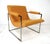 Tangerine Milo Baughman Scoop Lounge Chair for Thayer Coggin (A) For Sale - Image 8 of 14