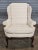 Store Item: Southwood Mahogany Queen Anne Style Wing Chair Flame Stitch Fabric Made USA Description: Chair feature a high...