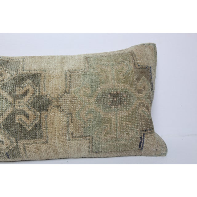 Textile Handmade Oushak Rug Pillow Cover -14'' X 40'' For Sale - Image 7 of 9