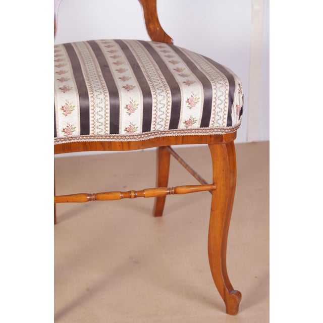 Late Biedermeier Chairs in Walnut, 1880s, Set of 2 For Sale - Image 9 of 18