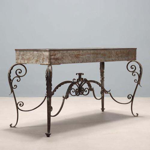 Iron and Mirror Console Table For Sale - Image 13 of 14