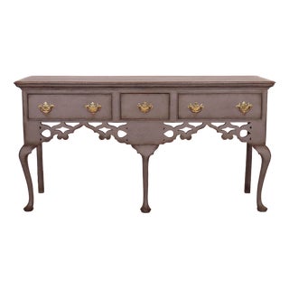 Antique English Cabriole Leg Dresser, 1790 For Sale