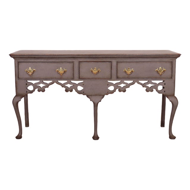 Antique English Cabriole Leg Dresser, 1790 For Sale