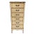 Late 20th Century Dixie Furniture French Provincial Style Walnut 6 Drawer Lingerie Chest For Sale
