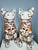 1980s Oversized 19" San Tao Fang Imari Foo Dog Floor Guardian Statues - A Pair For Sale - Image 11 of 11