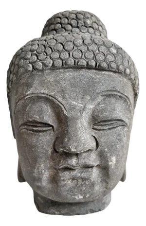 Vintage Asian Stone Buddha Head