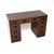 Art Deco Figured Walnut Pedestal Desk with Leather Top, 1930 For Sale - Image 11 of 11