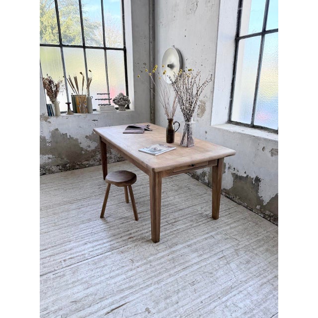 Vintage Farmhouse Table in Oak, 1970s For Sale - Image 10 of 18