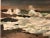 This dramatic oil of crashing waves on unstretched canvas captures the mystery and danger of the ocean. The colors of...