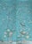 Paper Chinoiserie Style Hand-Painted Wallpaper, Turquoise Floral & Bird Mural, Wall Panels for Living Spaces For Sale - Image 7 of 9