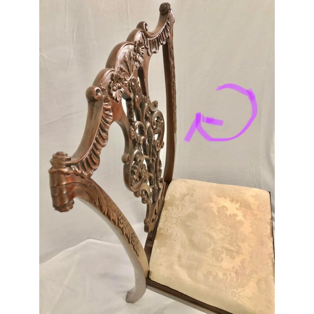 Early 20th Century Antique English Chippendale Dining Chairs - Set of 12 For Sale - Image 12 of 13