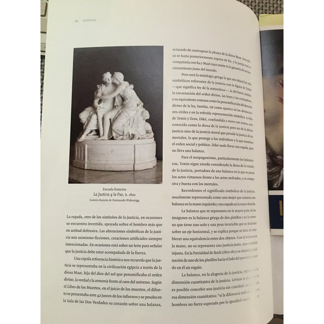 White Justice and Peace Terre de Lorraine Group, Late 1700s, Unglazed Ceramic For Sale - Image 8 of 9