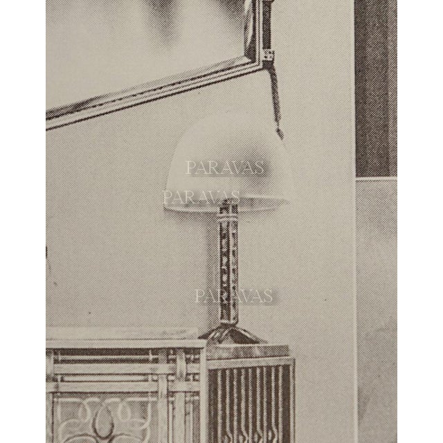 Large French Art Deco Table Lamp by Raymond Subes & Daum 1920s France For Sale - Image 18 of 18