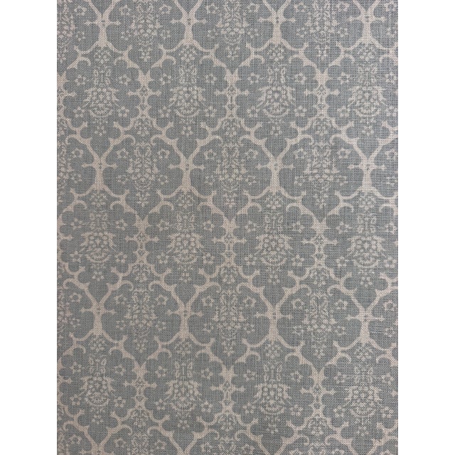 2020s Schumacher & Veere Grenney Burley Fabric in Blue 3 Yards Retails for $207/Yard For Sale - Image 5 of 5