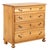 19th Century Danish Waxed Pine Chest of Four Drawers For Sale