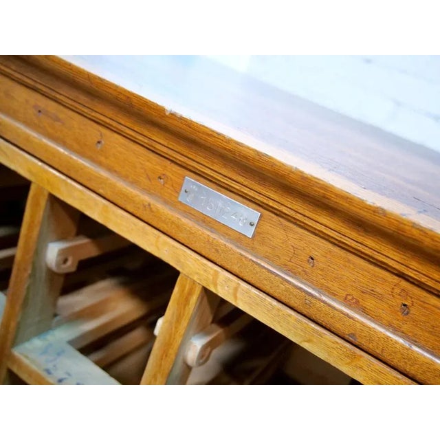 Wood Oak Cabinet with 40 Drawers, Germany, 1930s or 1940s For Sale - Image 7 of 18