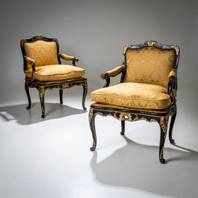 Set of Baroque Armchairs, Mid-18th Century For Sale - Image 16 of 16