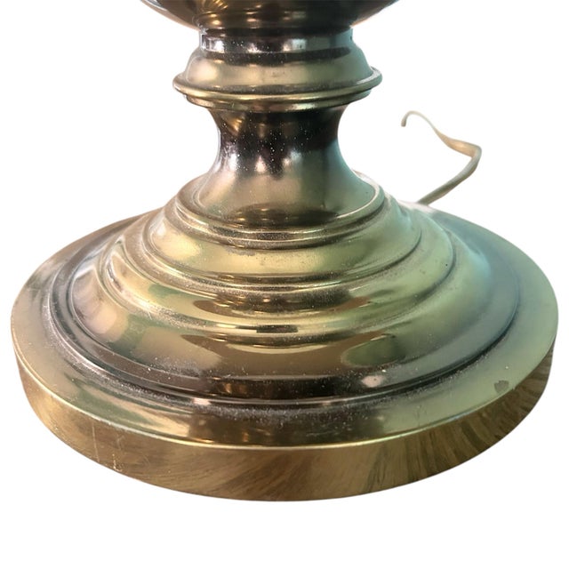1970s Vintage Brass Swing Swivel Arm Table Desk Lamp 25” For Sale - Image 5 of 12
