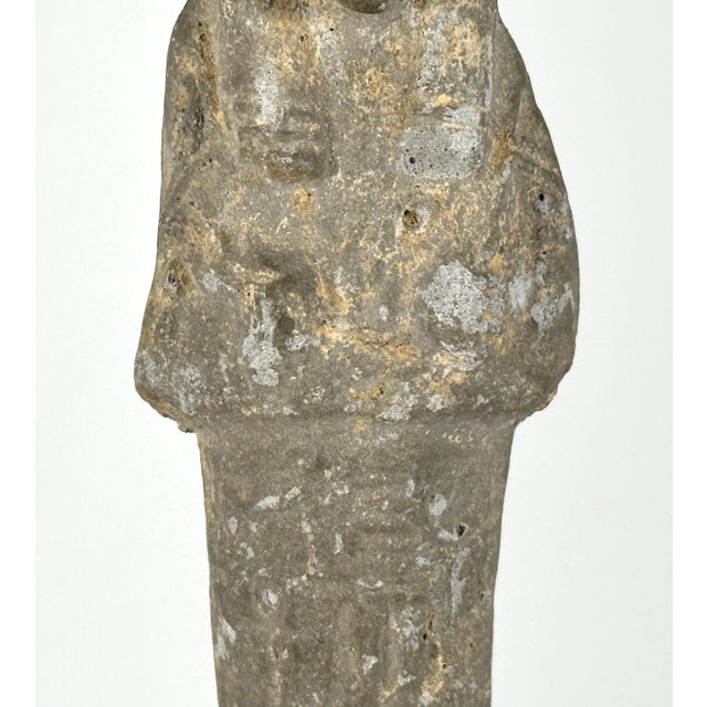 Traditional Ancient Egyptian Ushabti Tomb Figure For Sale - Image 3 of 10