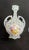 Japanese Moriage Double Handle Bottle Vase Hand Painted Floral Porcelain 10” For Sale - Image 11 of 11