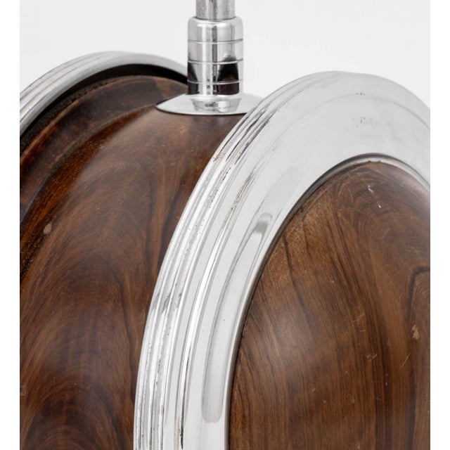 Wood Art Deco Belmet "Rollodor" Self-Leveling Rolling Walnut Ashtray, Circa 1930 For Sale - Image 7 of 11