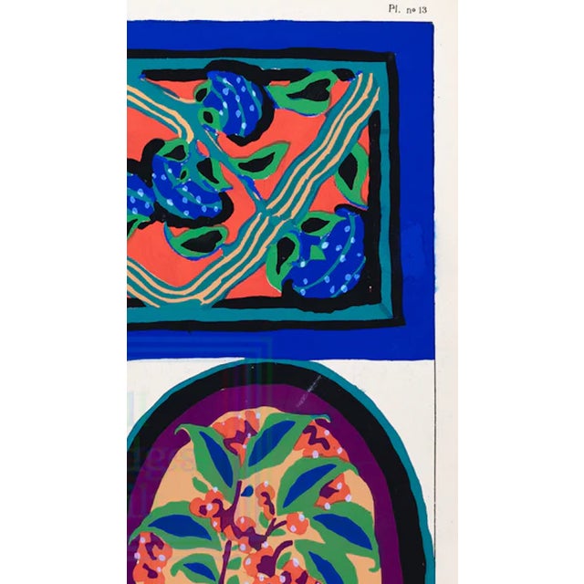 All Edges Gilt's edition of Séguy's Suggestions pour Étoffes et Tapis (Suggestions for Stuffs and Carpets) Plate 13 E. A....