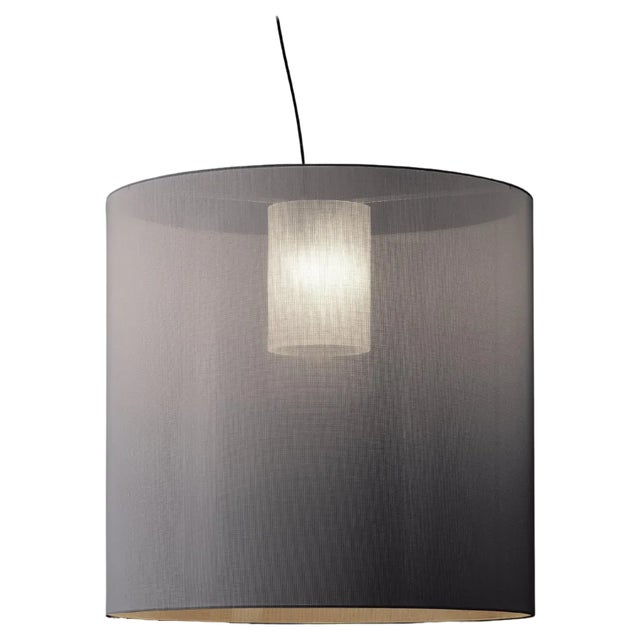Gray Moaré X Pendant Lamp by Antoni Arola For Sale