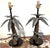 Late 20th Century Late 20th Century Pair of British Colonial Style Tole and Rope Double Palm Tree Lamps For Sale - Image 5 of 12