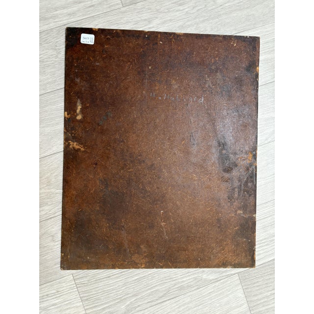 Hallard, Landscape with Forest, 1920s-1940s, Painting For Sale - Image 3 of 4