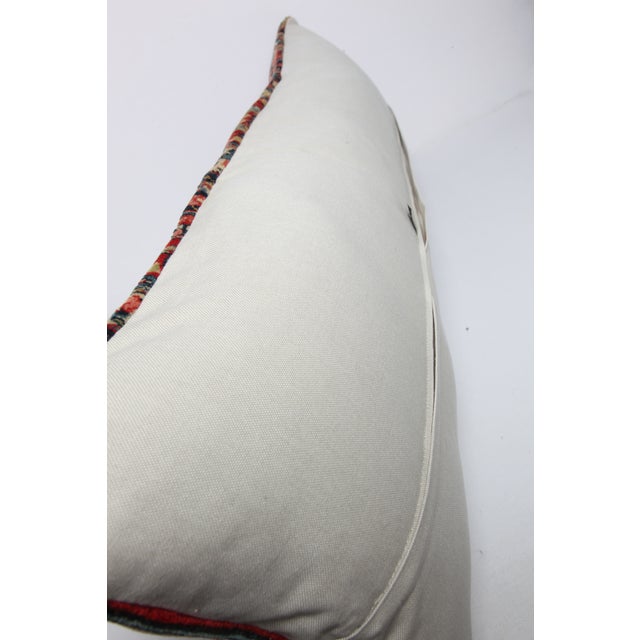 Handmade Persian Tribal Rug Cushion Cover -16'' X 45'' For Sale - Image 11 of 11