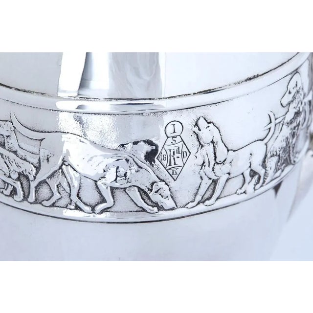 Antique Silver Claret Jug by Frederick Elkington For Sale - Image 5 of 12