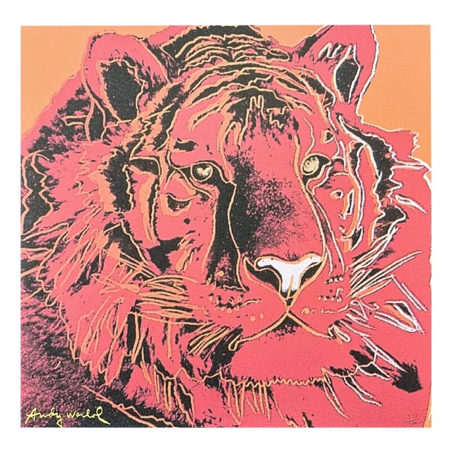 After Andy Warhol, Red Tiger, 1980s, Print For Sale