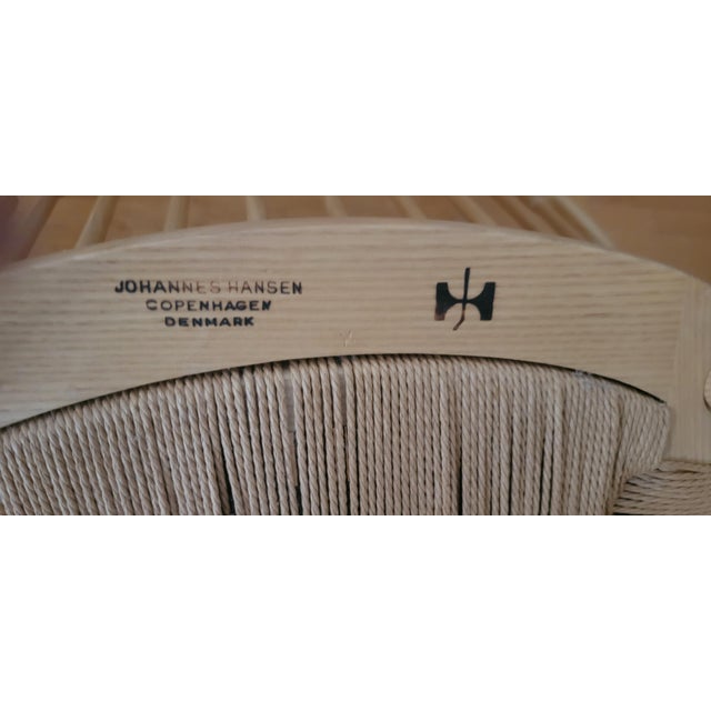 These beautiful chairs were designed by the famous Hans J Wegner and manufactured by Johannes Hansen in Copenhagen,...