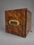 English Victorian Burr Walnut Table Cabinet With Brass Inlay and Bramah Lock For Sale In Providence - Image 6 of 10