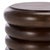 Spritely Home Anatoly Round Accent Table in Brown For Sale - Image 4 of 6