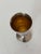 911 silver with gold wash small kiddish cup.